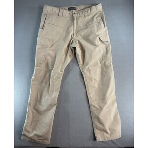 LAPG Battle Rattle Pants Mens 40x30 Beige Relaxed Fit Cargo Tactical Stretch